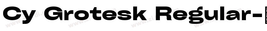 Cy Grotesk Regular字体转换 Cy Grotesk Regular字体转换